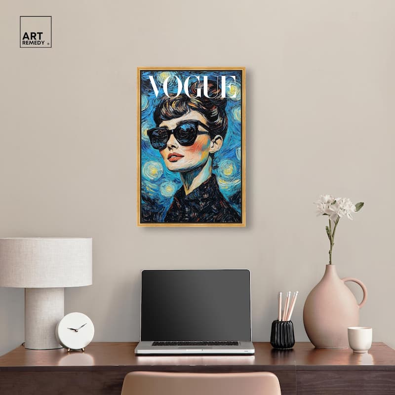 Starry Night Icon Canvas by Art Remedy