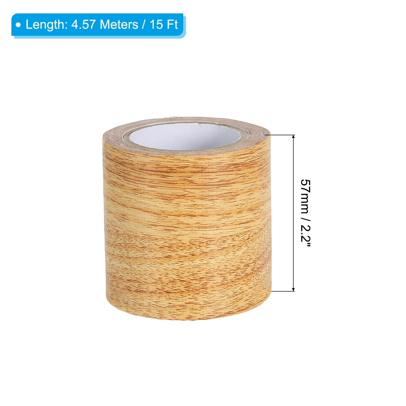 3 X15' Realistic Woodgrain Repair Tape Patch Wood Textured Self