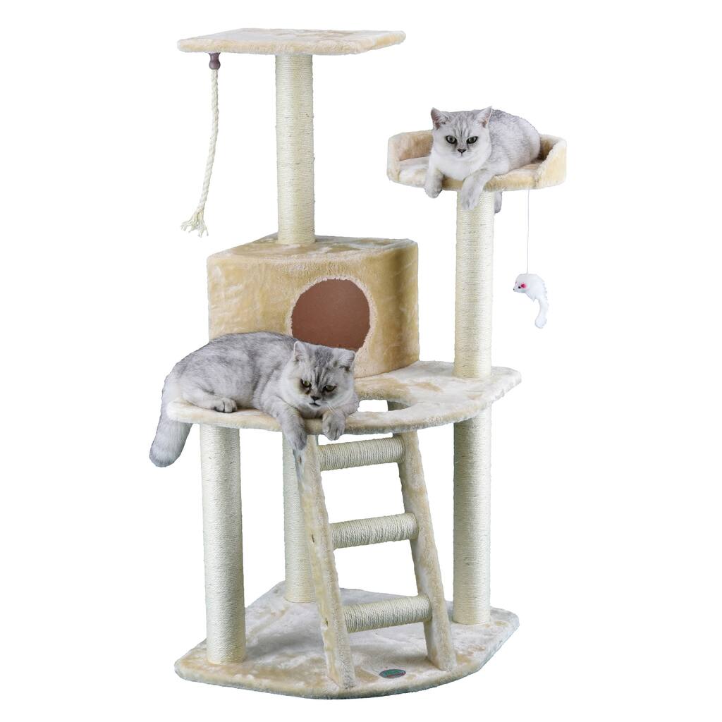 GoPetClub 48-inch Cat Tree House