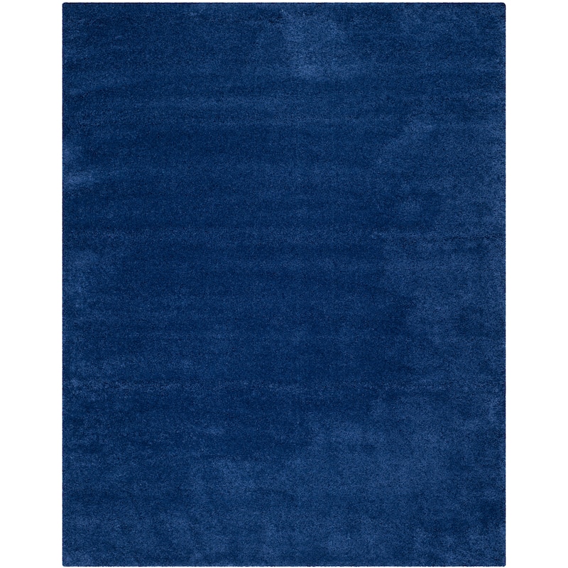 SAFAVIEH, Milan Shag Afton 2-inch Thick Area Rug - 8' x 10' - Navy