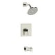 preview thumbnail 4 of 4, Chatelet Single-Handle Tub and Shower Faucet Set in Four Finishes Silver