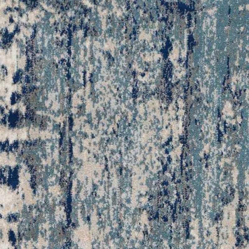 Buke Power Loomed Abstract Modern Non Skid Stain Resistant Area Rug By HomeRoots - 90' X '26' X '0.5
