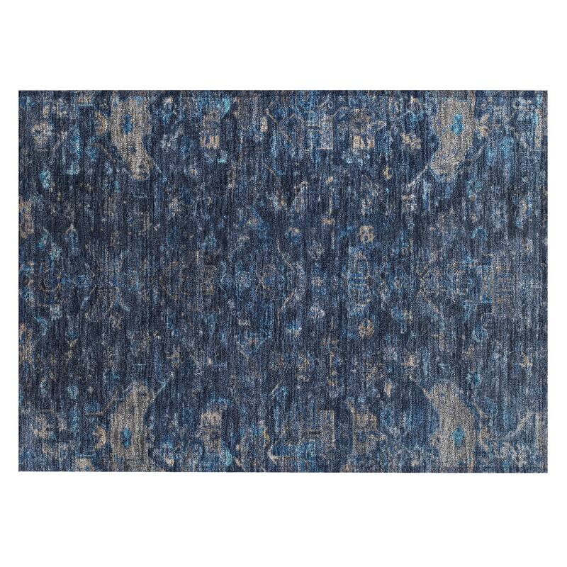 Machine Washable Indoor/ Outdoor Traditional Chelsea Chantille Rug