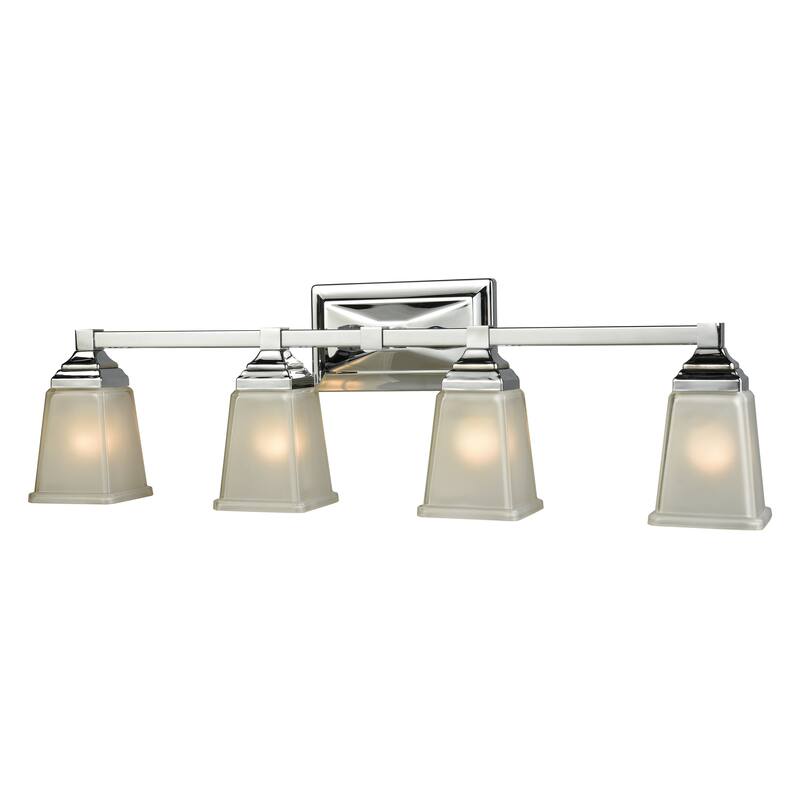 Elk Home Sinclair Polished Chrome With Frosted Glass 4 Light Vanity