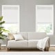 preview thumbnail 20 of 36, Madison Park Oakley Bamboo Light Filtering Roman Shade 27x64" - White
