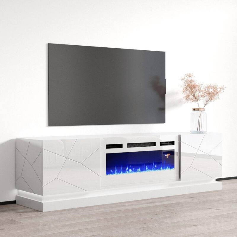 Shu WH-EF Electric Fireplace 71" TV Stand