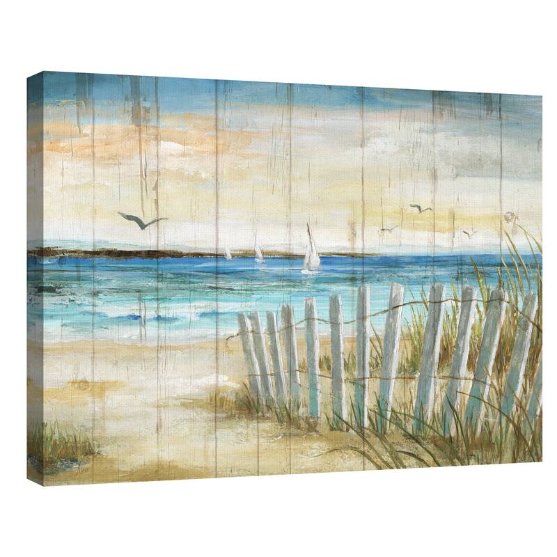 Coastal Causeway by Nan Canvas Art Print