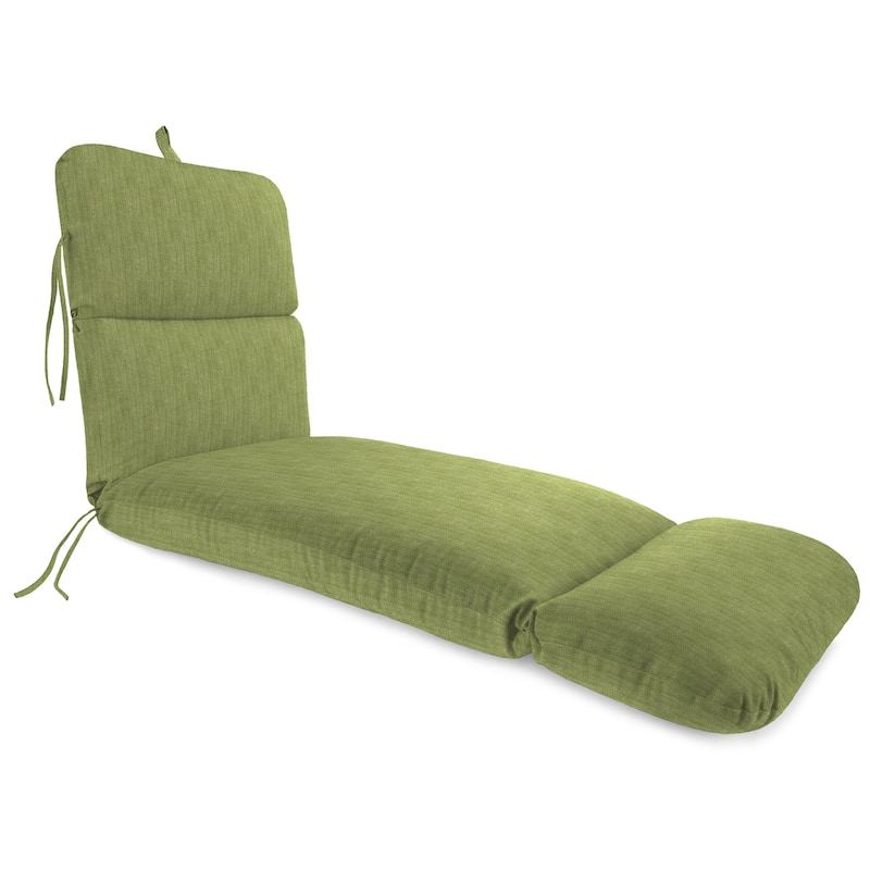 74" x 22" Outdoor Chaise Lounge Cushion with Ties and Loop - 74'' L x 22'' W x 5'' H