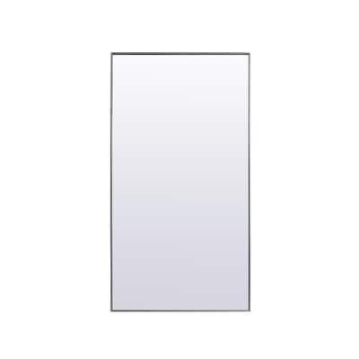 Indigo Home Metal Frame Rectangle Full Length Mirror 36x72 Inch