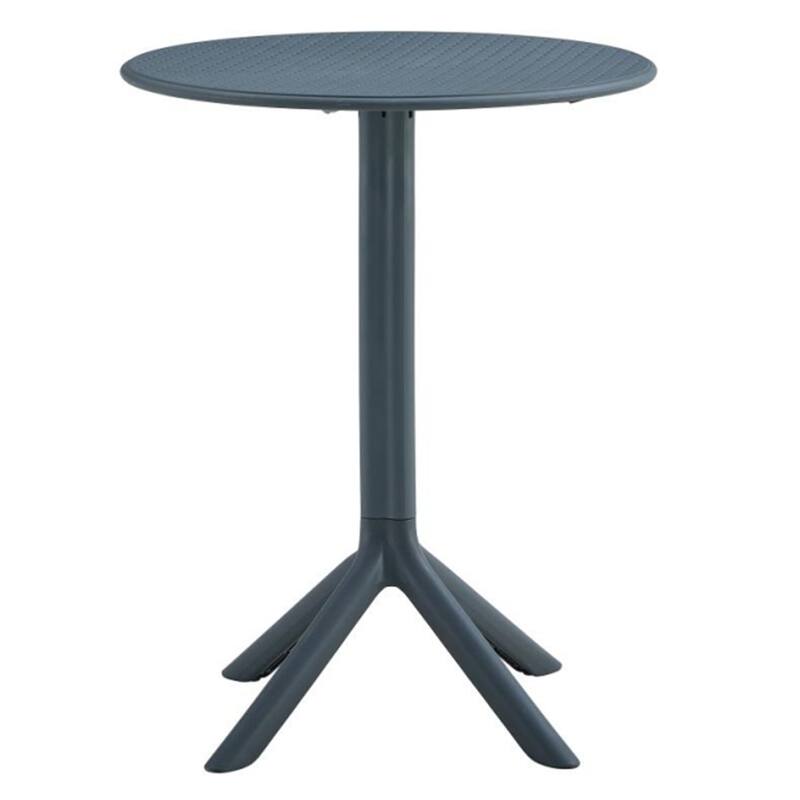 3 Piece Plastic Arm Chair and Table Set for Indoor or Outdoor