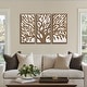 preview thumbnail 2 of 33, Madison Park Birch Palms Birch Botanical Two-tone Wood Panel Wall Decor Set Tree of Life 3-Piece