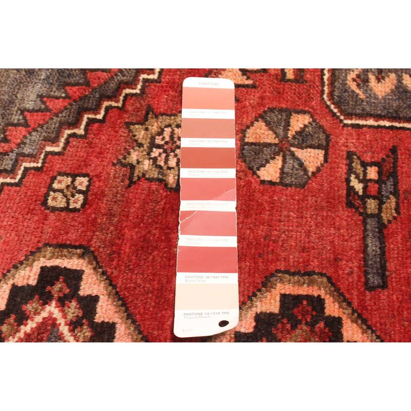 ECARPETGALLERY Hand-knotted Konya Anatolian Red Wool Rug - 3'11 x 6'8