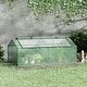 preview thumbnail 1 of 7, Outsunny 71" x 36" x 28" Mini Greenhouse Portable Hot House for Plants with Large Zipper Windows for Outdoor, Indoor, Garden Mini - 70.75" x 35.5" x 27.5" - Plastic/Steel