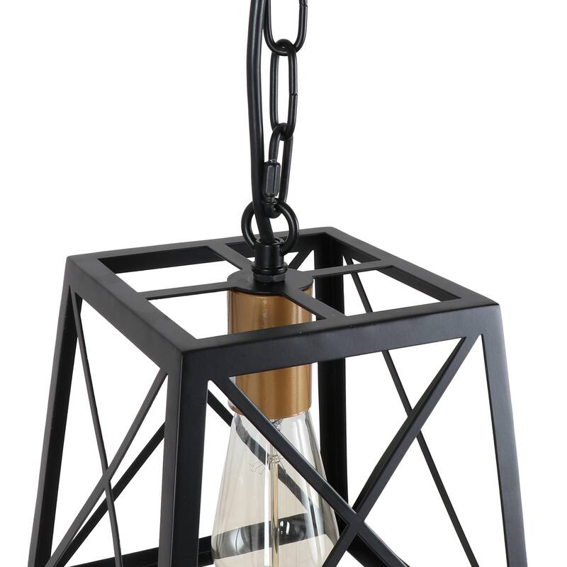 Anmytek Modern Industrial 1-Light Kitchen Island Pendant Metal Hanging Lights Foyer