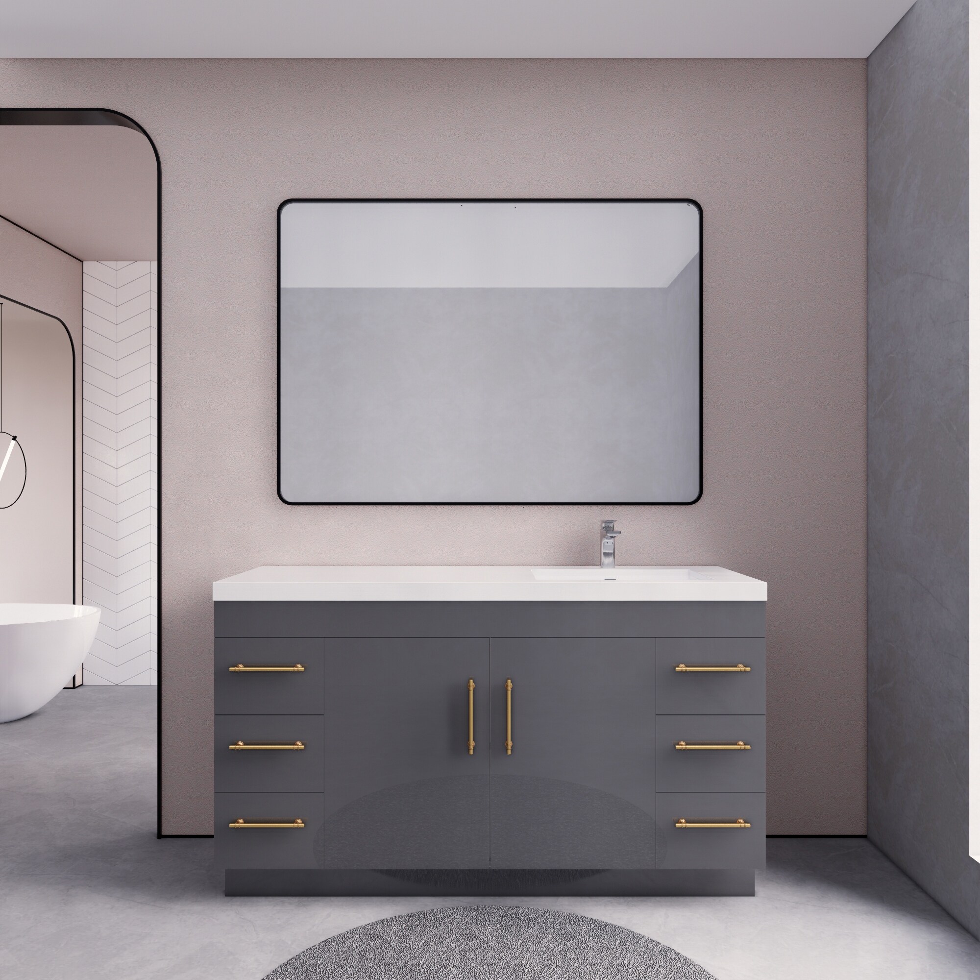 60 single sink vanity discount