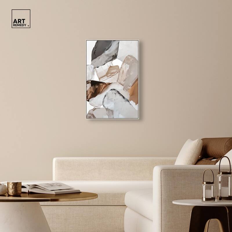 Sedimentary Hues II Canvas by Art Remedy