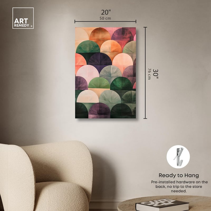 Rising Suns Canvas by Art Remedy, Gallery Wrapped