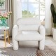 preview thumbnail 2 of 42, Stylish and Minimalist Single Sofa Chair with Arms and Pillow, Armchair, Accent Chair for Living Room, Bedroom, Study