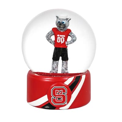 North Carolina State University 5 in. Glass Tabletop Snow Globe