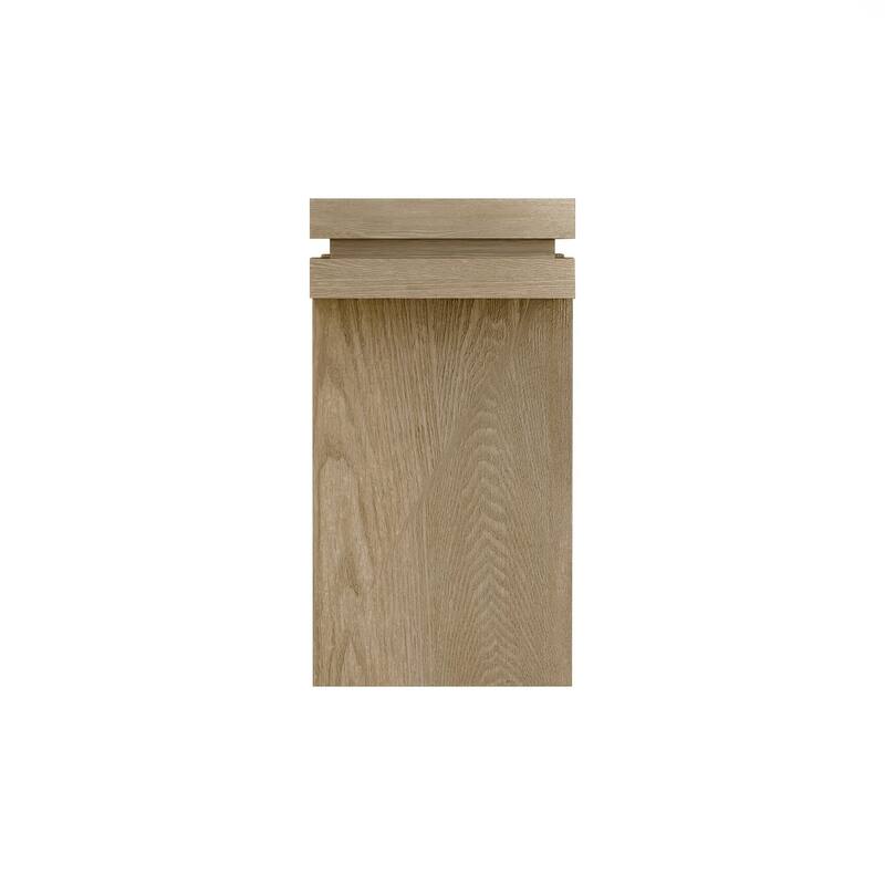 Wood Veneered Console Table, Minimalist Sofa Table Behind Couch for Entryway, Hallway, Living Room, Home Office