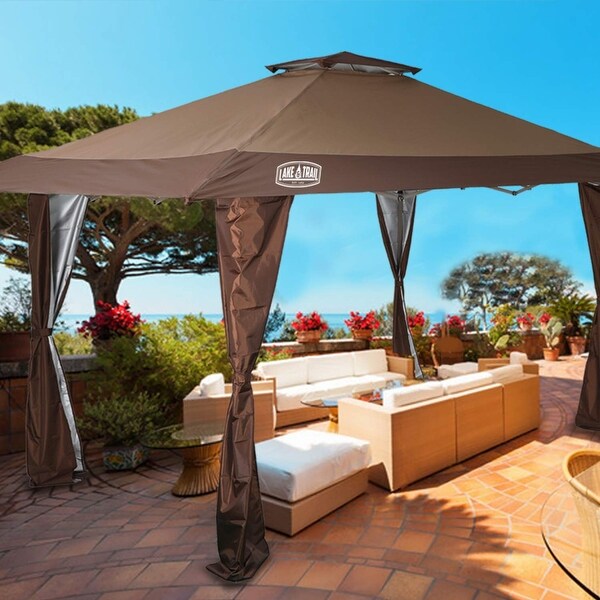 Patio deck tents top