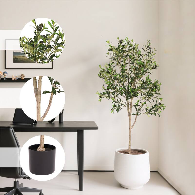 5FT Assembled Artificial Tree Olive Tree