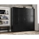 preview thumbnail 22 of 20, Palace Imports 100% Solid Wood Optional Shelf for 4-Door Wardrobe Armoires