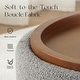 preview thumbnail 14 of 51, Huimo Modern round wooden tray Ottoman with Storage