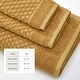 preview thumbnail 21 of 193, Linery & Co. Cotton Diamond Waffle Texture Bath Towels.
