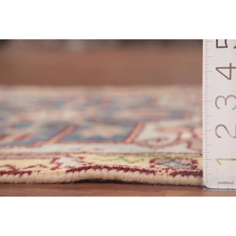 Traditional Heriz Serapi Runner Rug Hand-Knotted Wool Carpet - 2'7"x 8'1"