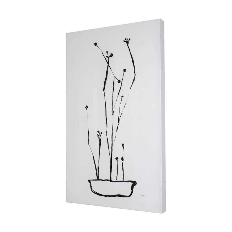 Organic Line Drawing I (21 x 35) Canvas Art Print
