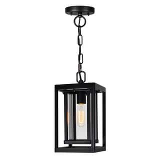 Mulvane 1 Light Black Outdoor Pendant