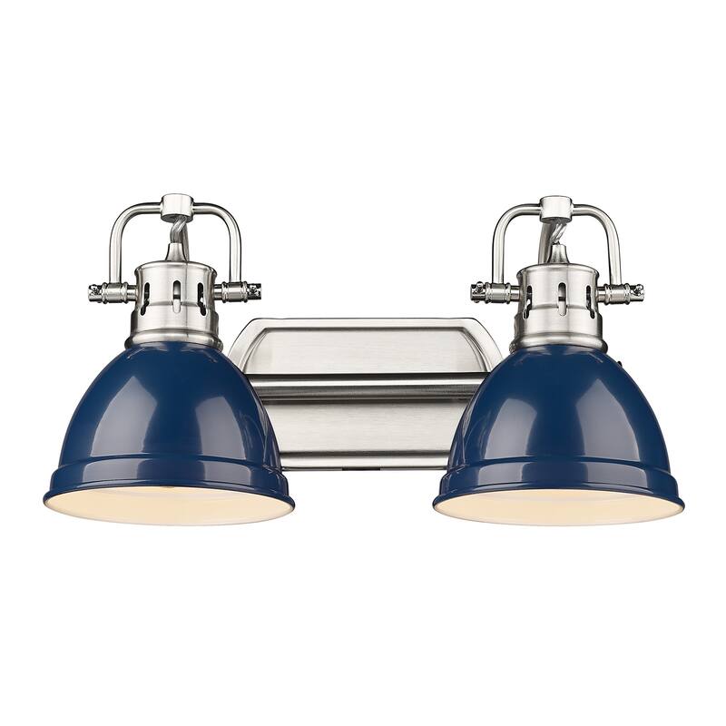 Golden Lighting Duncan 2 Light 17" Wide Bathroom Vanity Light