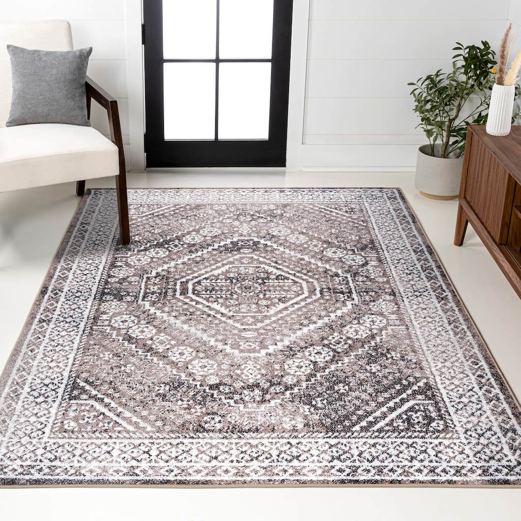 JONATHAN Y Dhiya Cottage Medallion Area Rug