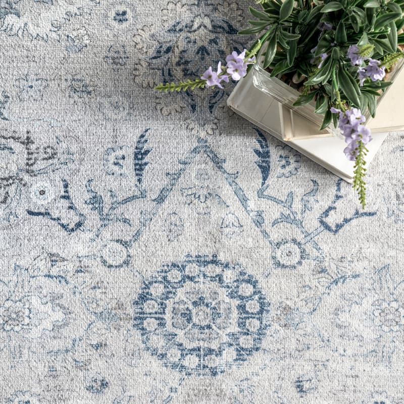 Bayberry Vintage Machine Washable Area Rug