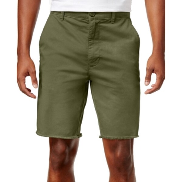 mens cut off chino shorts