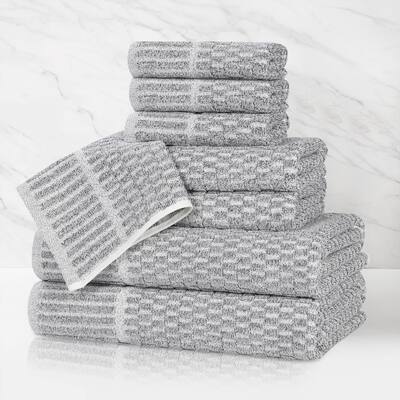 Superior Juno Viscose Cotton Blend 8 Piece Towel Set