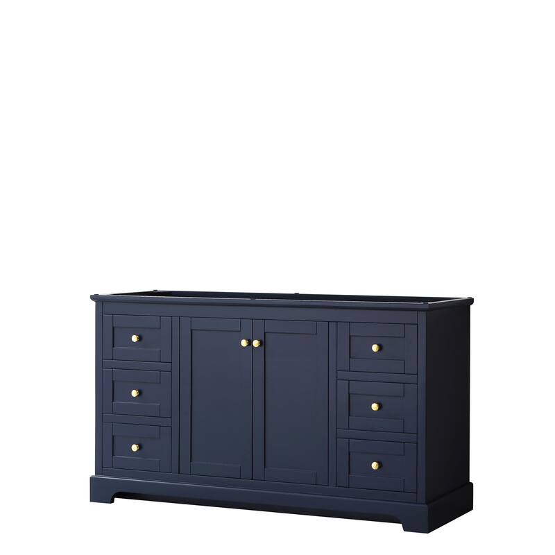 Avery 60-inch Single Vanity, No Top, No Sink, No Mirror