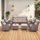 Option Brown Wicker / Beige Cusion