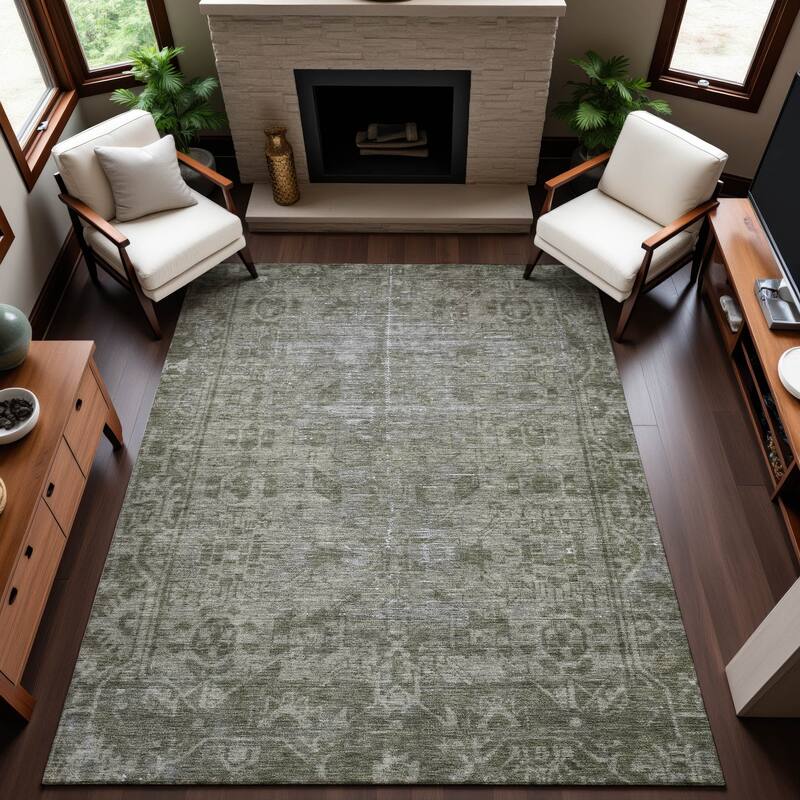 Premium Washable Super Soft Vintage Traditional Mayfield Rug