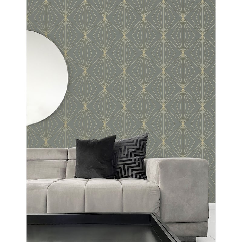 NextWall Gem Geometric Peel and Stick Wallpaper