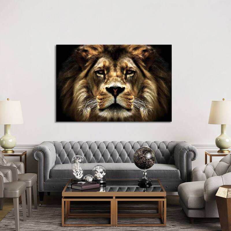 iCanvas "The Lion" by SD Smart Canvas Print