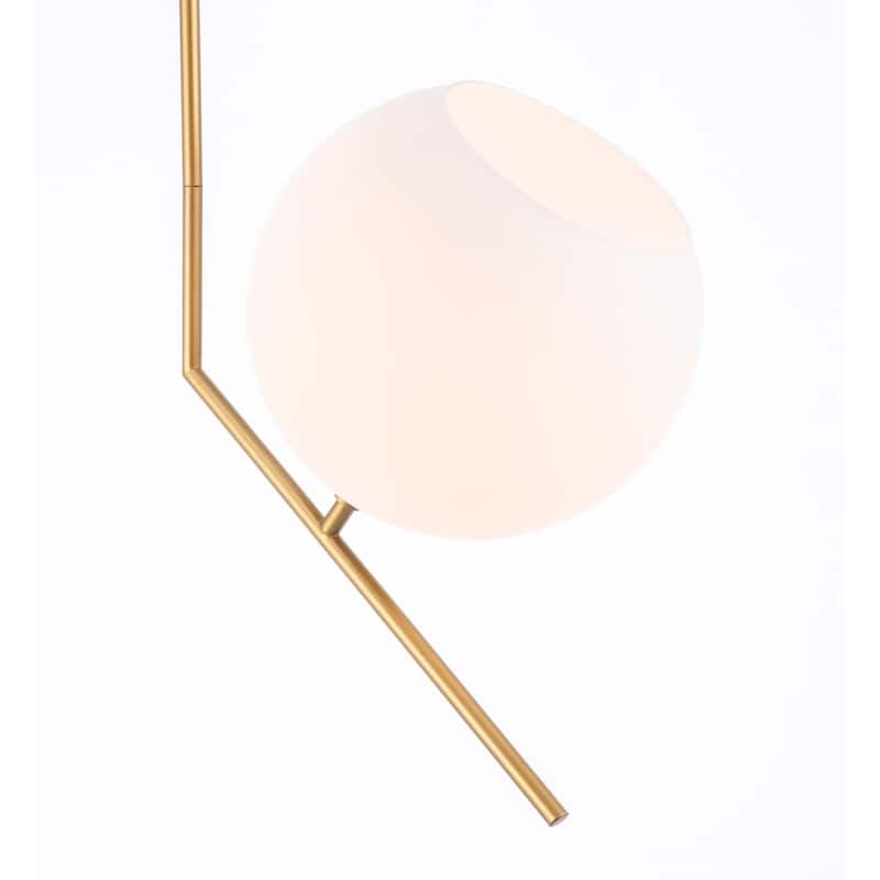 Bastina 10-Inch 1-UpLight Frosted Glass Pendant