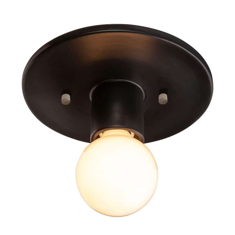 Ceramic Discus Flush-Mount - Carbon/Matte Black