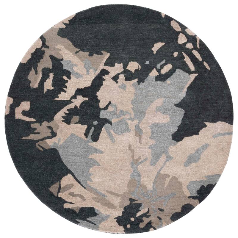 SAFAVIEH Handmade Bella Tinatin Modern Floral Wool Rug