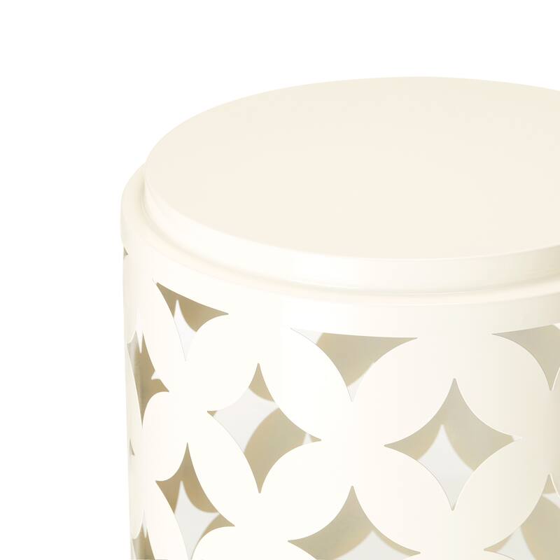 Glitzhome 19.25"H Set of 2 Modern Metal Frame Side Table - 14"L x 14"W x 19.25"H