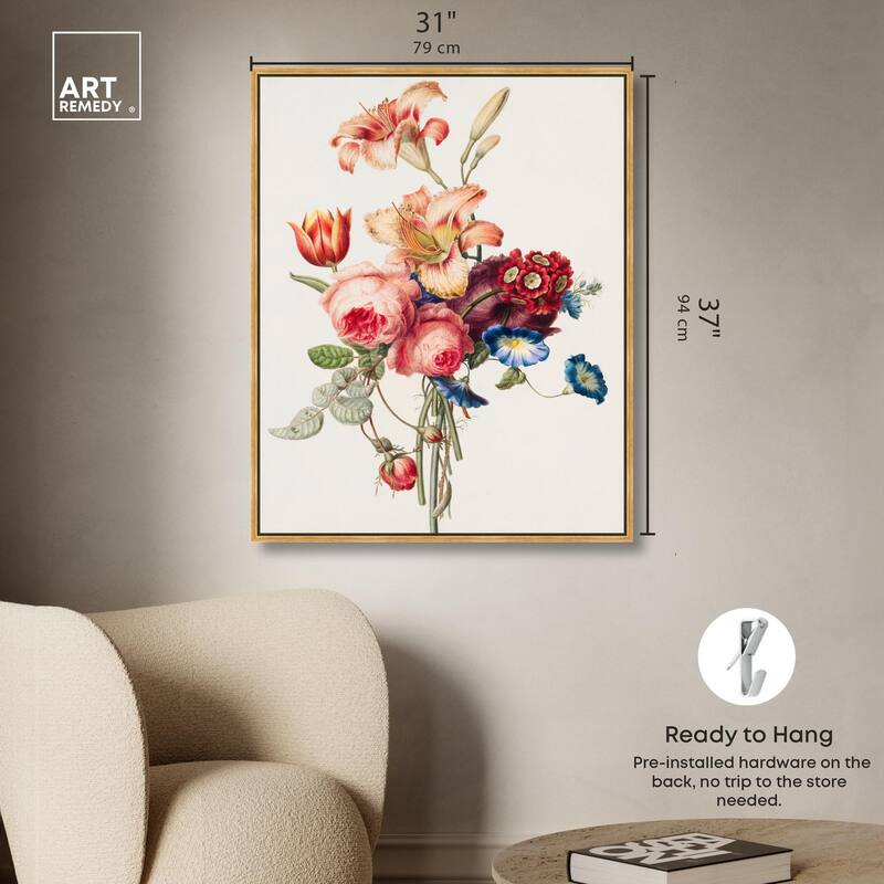 Bouquet 1820 Canvas by Art Remedy