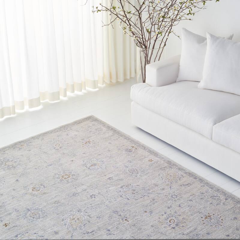 Lauren Ralph Lauren Gracieuse Vintage Oriental Rug - 6' x 9' - Light Grey