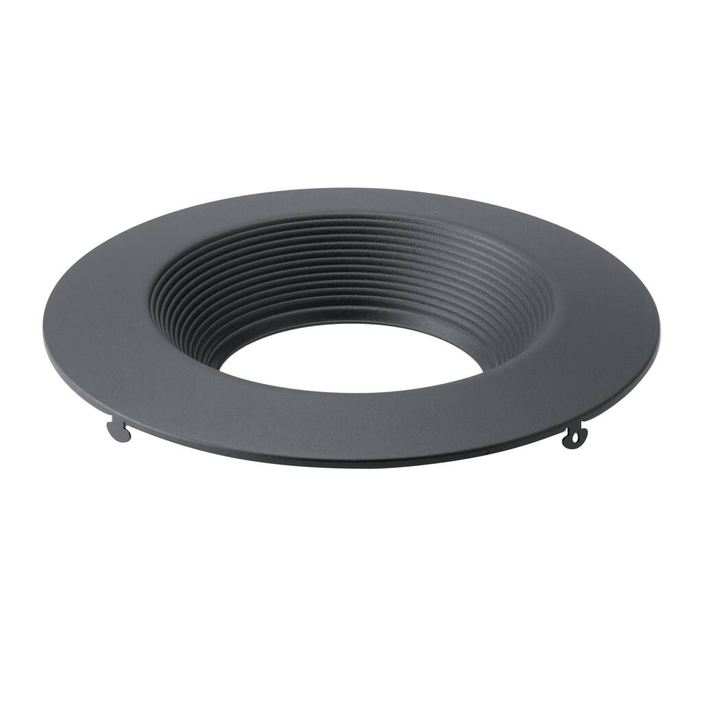 Kichler Direct-to-Ceiling Recessed Decorative Trim 6 inch Round Textured Black