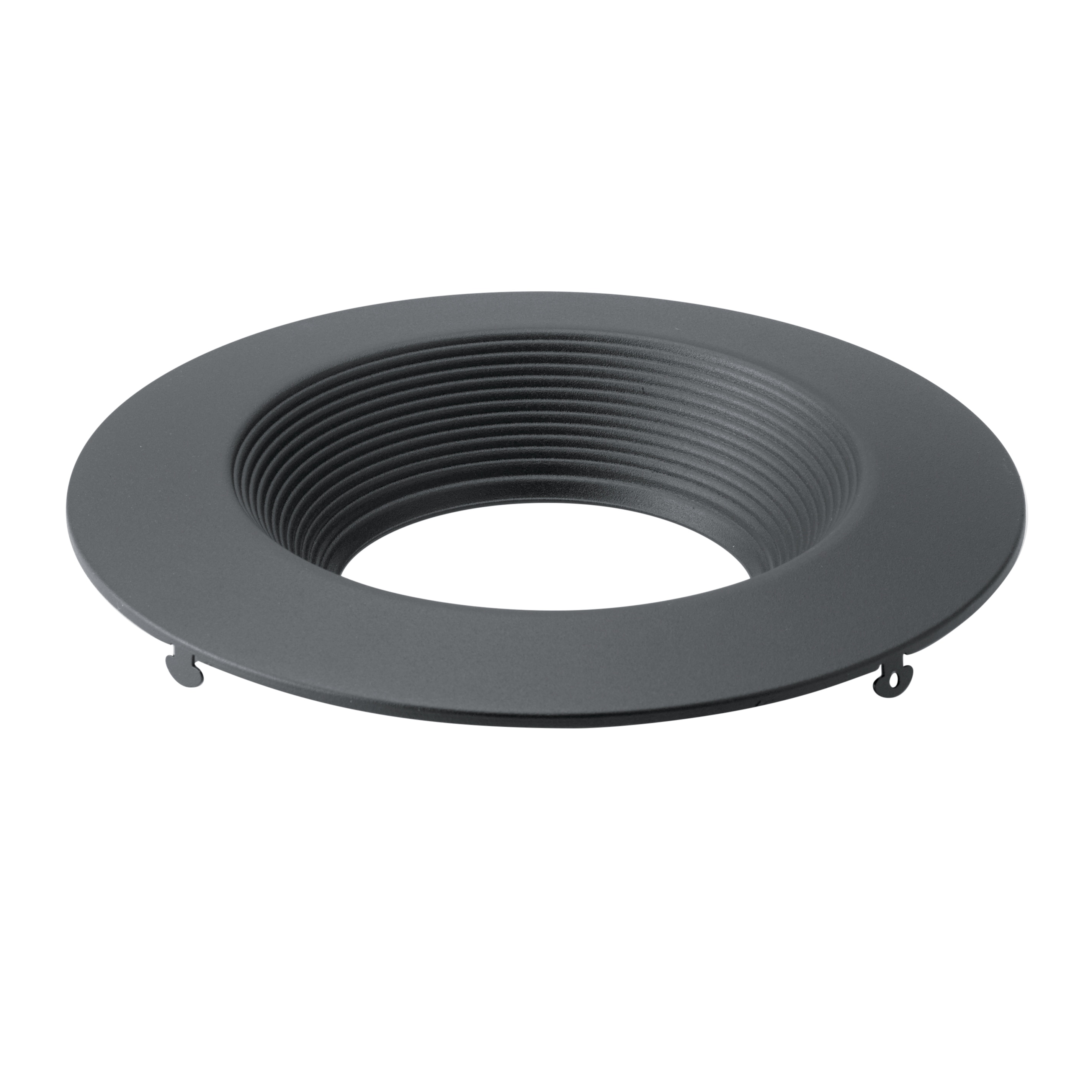 Kichler Lighting Direct-to-Ceiling Recessed Decorative Trim 6 inch Round Textured Black